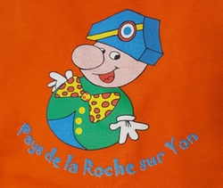 Textile_Tshirt Leon ORANGE