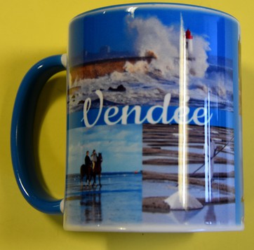 Vaisselle_Mug rond bleu